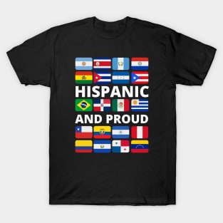 Hispanic Heritage Month Hispanic and Proud T-Shirt